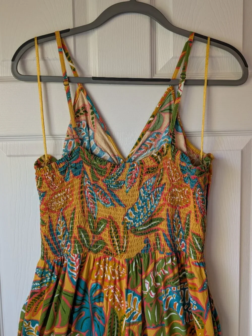 Japna Tropical Wide Leg Jumpsuit with Pockets - Picture 7 of 8